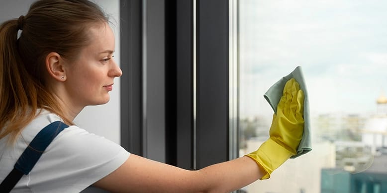 Glass cleaning services in Dubai